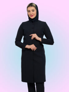 مانتو شلوار اداری اطلس