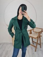مانتو پاییزه اکتاویا پلاس سبز
