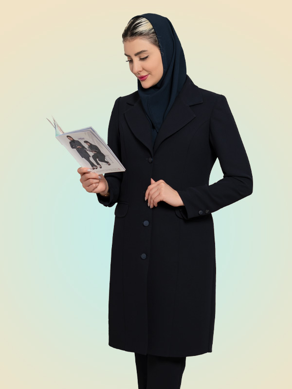 مانتو شلوار اداری کد 400 کرپ