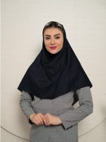 مقنعه بروجرد سورمه ای