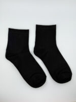 جوراب زنانه ساق کوتاه بامبو مشکی