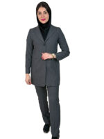 مانتو شلوار کد 220 فیلافیل ترک ذغالی قره باغی