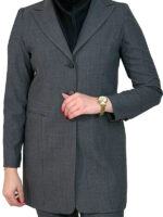 مانتو شلوار کد 220 فیلافیل ترک ذغالی قره باغی