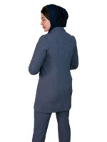 مانتو شلوار کد 220 فیلافیل ترک سرمه ای garebaghi قره باغی