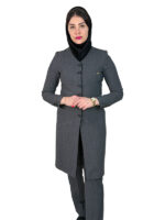 مانتو شلوار کد 320 فیلافیل ترک ذغالی
