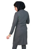 مانتو شلوار کد 320 فیلافیل ترک ذغالی garebaghi