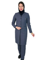 مانتو شلوار کد 320 فیلافیل ترک سرمه ای قره باغی